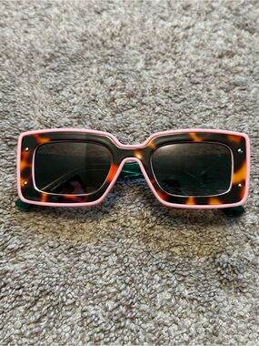 Mincl Pink Leopard Sunglasses